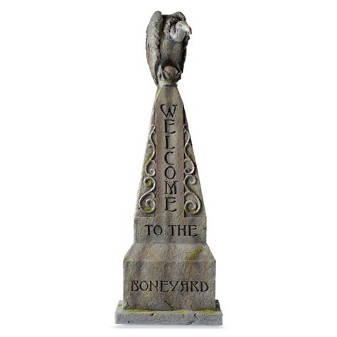 Welcome Tombstone with Vulture | Grandin Road