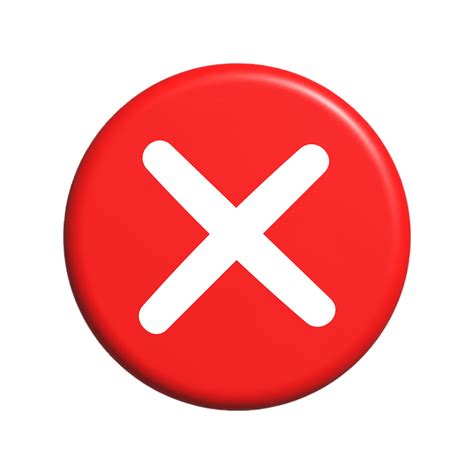 Red X Transparent. red x cross on transparent background 46331250 PNG