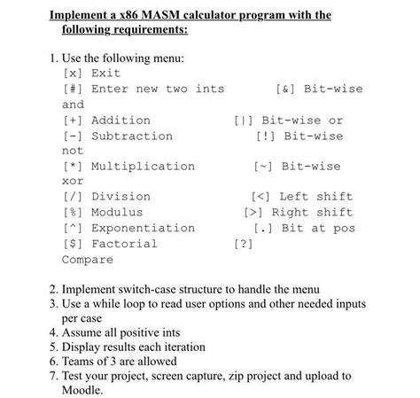 Masm Program to Multiply Numbers 的图像结果