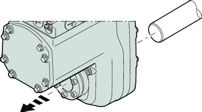 Shaft-mounted gear unit with TorqLOC® – disassembly, cleaning, lubrication