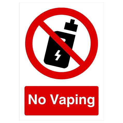 No Vaping Sign | Safety Signs
