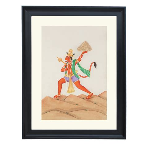 Lord Hanuman Gouche Art Print – Ikka Dukka Studio Private Limited.