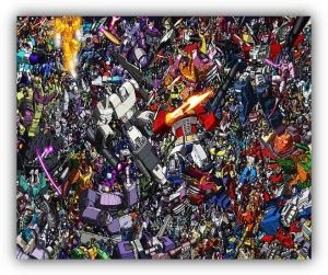 SKY DOT transformers optimus prime megatron Non Slip Base Mousepad ...