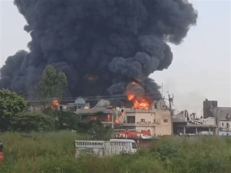 Fire breaks out at Kapurthala factory on Jalandhar Road; 8 employees ...