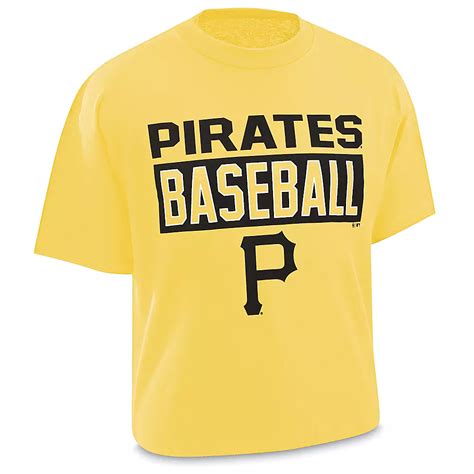 MLB T-Shirt - Pittsburgh Pirates, Large S-24472PIT-L - Uline