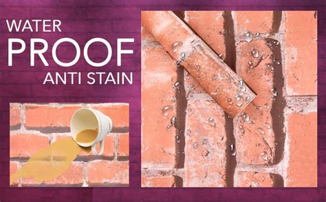 wolpin Wall Stickers Wallpaper 3D Bricks (45 x 300 cm) House Office ...