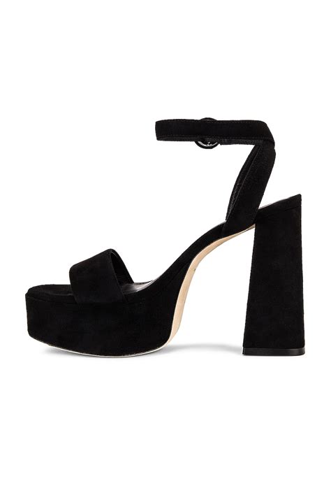 Larroude Dolly Sandal in Black | REVOLVE