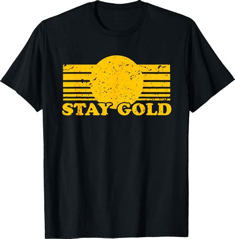 Stay Gold Ponyboy Outsiders Book Movie Novel Retro T-Shirt - Walmart.com