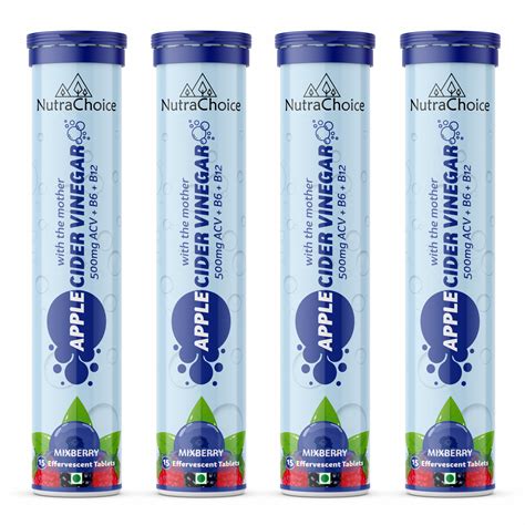 Apple Cider Vinegar Effervescent tablets with Mother for weight loss M ...