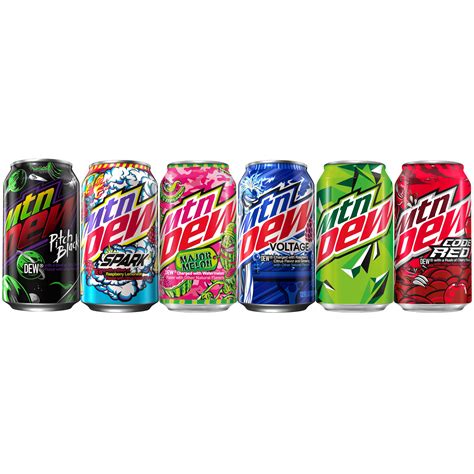 Mountain Dew 6 Flavor Variety Pack - Limited Edition India | Ubuy