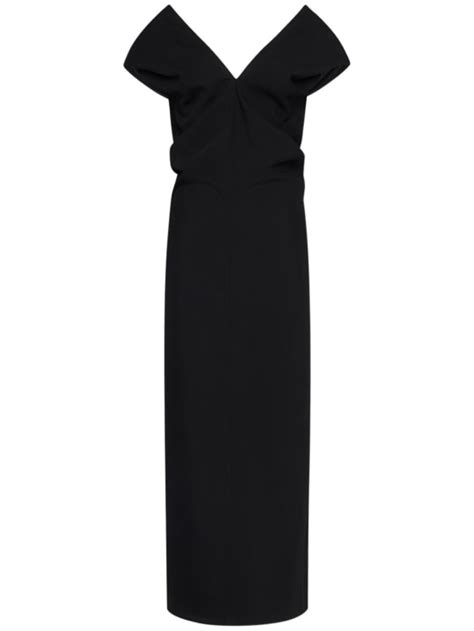 Ima wool blend midi dress - Khaite - Women | Luisaviaroma