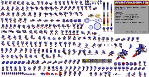 Metal Sonic Sprite Sheet Extended Edtion by UltraEpicLeader100 on ...