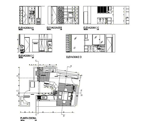 Image result for AutoCAD Kitchen Design