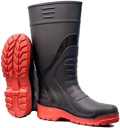 Woniry Metro-Safety Men's Anti-Static, Anti-Slip 13 Inch Gumboot with ...