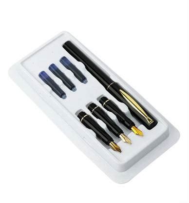 greencom Calligraphy Gold clip Pen Set Ink Pen for Cursive Writing ...