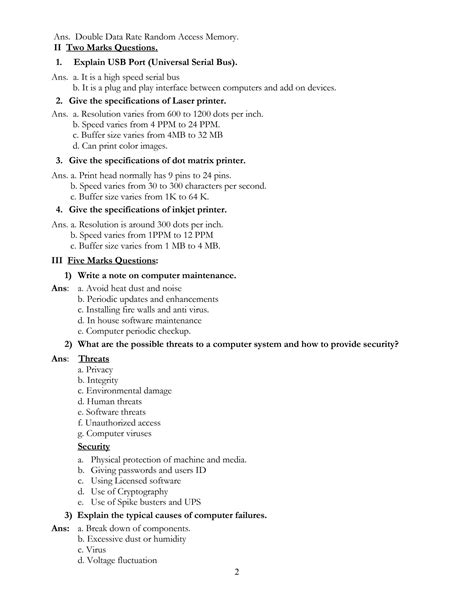 Computer Related Questions and Answers 的图像结果