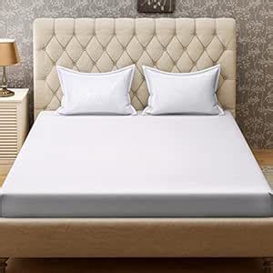 Buy 100% Pure Cotton Smooth and Soft Fabric 400 TC Double Bed Sheet ...