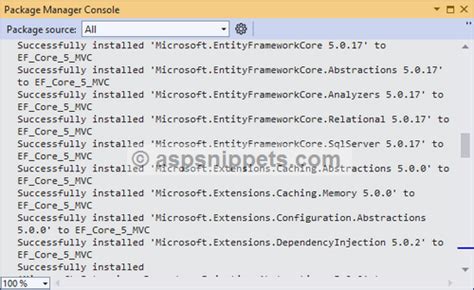 How to Connect Entity Framework Core in Visual Studio 的图像结果