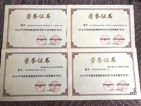 关于表彰2018年河南省普通高等学校三好学生、优秀学生干部和先进班集体的决获奖通报 -学生工作部（处）
