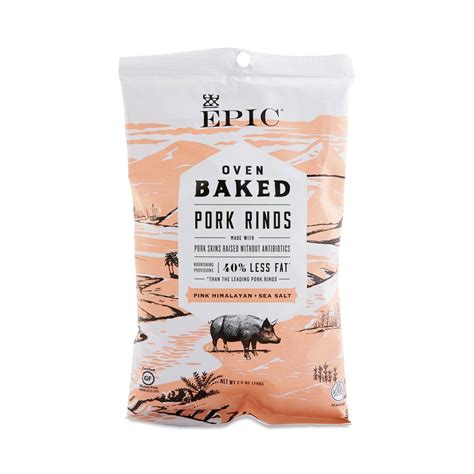 Epic Pink Himalayan & Sea Salt Pork Rinds - Thrive Market