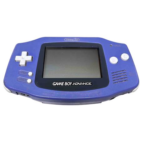 Nintendo Game Boy Advance AGB-001 Indigo Purple Handheld Console