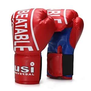 Buy USI Universal Boxing Gloves, 612NV Red Novice Boxing Gloves, Vinyl ...