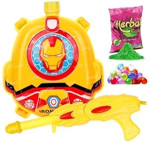 Buy Zest 4 Toyz Holi Pichkari Water Gun for Kids Ironman Themed ...