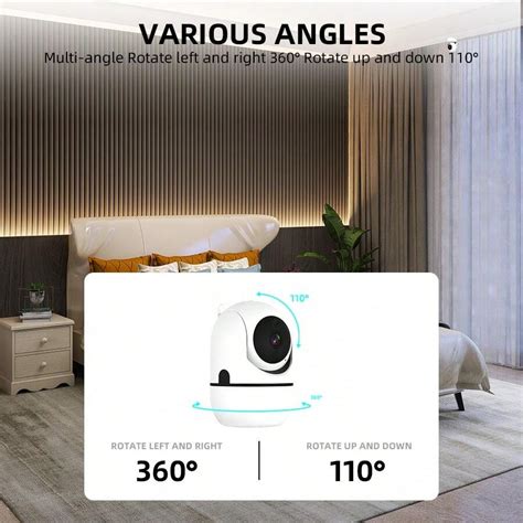 1pc 5MP/3MP/2MP 1080P HD WIFI IP Camera, Dual Band 2.4G+5G Or 2.4G WIFI ...
