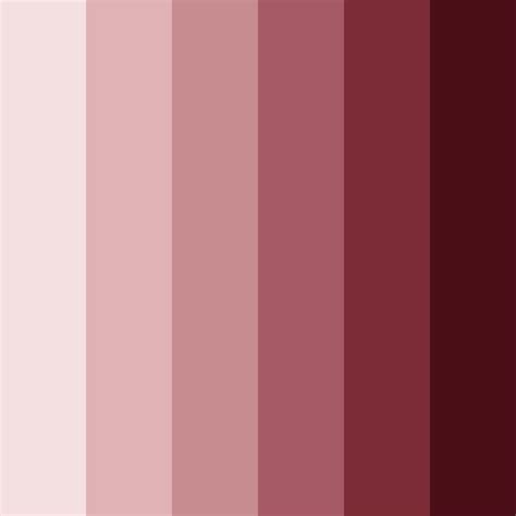 Shades of Maroon Color Palette - ColorDrop
