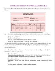 Image result for Normalization Hospital Data