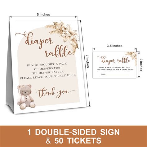Diaper Raffle Wording On Invitation