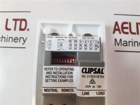 Clipsal 31Vetr3 Time Delay Switch 0-15 Hours, 250V Ac 10A – Aeliya ...