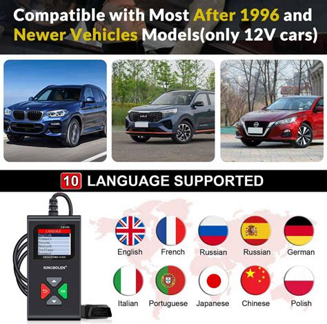 YA100 Car Diagnostic Tool OBD2 Scanner Code Reader | Ubuy India