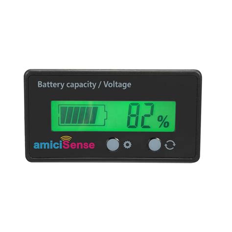 amiciSense 8~70V Battery Capacity Indicator for Lead Acid Battery ...