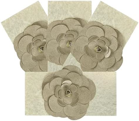 KRIWIN Handmade Paper Pack of 10 Multi Color Ethnic Scroll Style Shagun ...