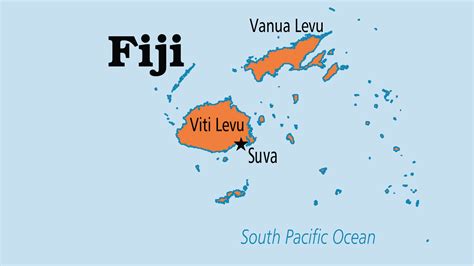 Fiji World Map