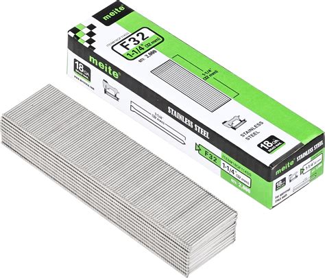 PINOZE 18 Gauge Stainless Steel Brad Nails, 1200-Count (2", 1-1/4", 3/4 ...