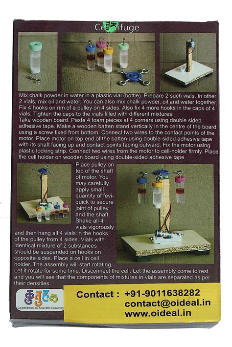 StepsToDo _ DIY Centrifuge Working Demonstration Kit | Science Project ...