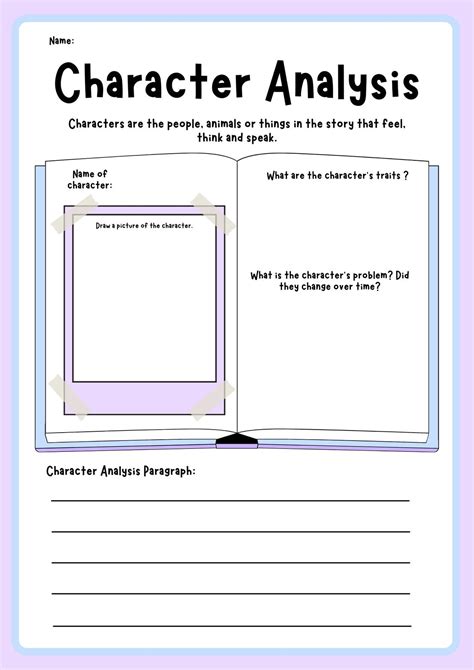 Character Analysis - ESL worksheet by write2yifen - Worksheets Library