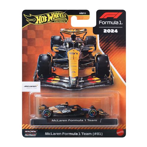 Hot Wheels 1:64 Scale Premium Die-Cast Formula 1® Collectible Toy Race Car (Styles May Vary ...