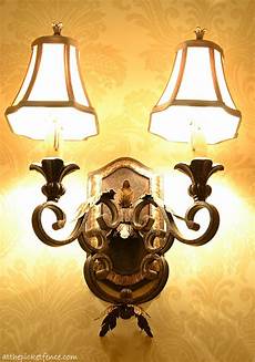 Country Bathroom Lights by Country Bathroom Makeover At The Picket Fence Country Bathroom Lights
