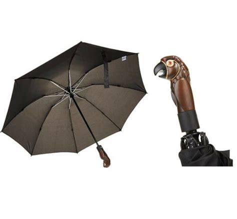 Disney Mary Poppins Returns Compact Inverted Umbrella Parrot Head ...