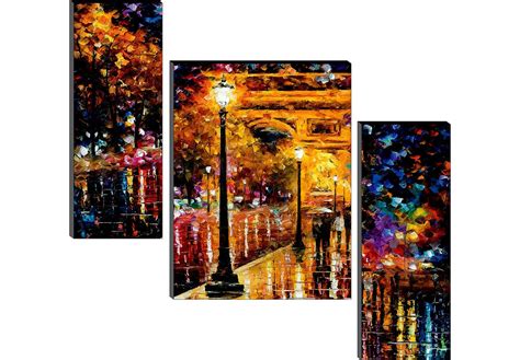 SAF paintings 6MM Couple Abstact Set of 3 Panel Painting(SANFJM1356 ...
