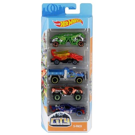 Hot wheels 5 car gift pack (Color & Design May Vary) : Amazon.in: Toys ...