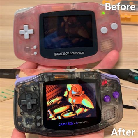 Image result for GBA Screen Mod