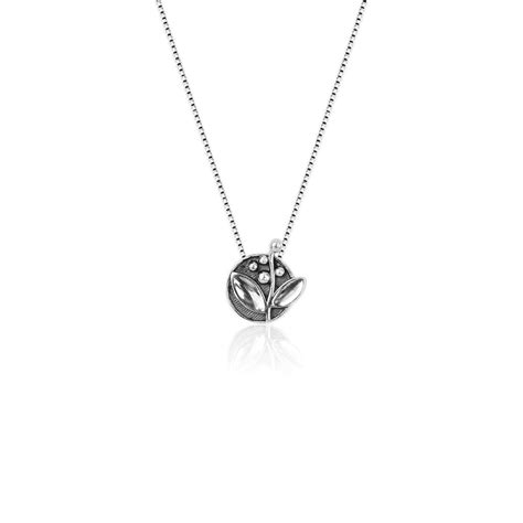 Buy Oxidized Silver Fusion Pendant Online in India | AVNI