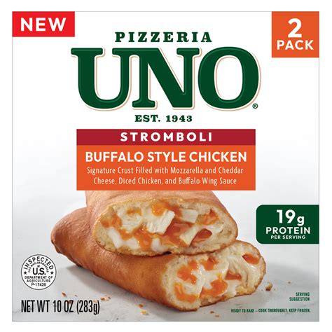 Pizzeria Uno Buffalo Style Chicken Stromboli, Frozen - Walmart.com