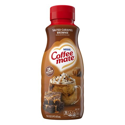 Salted Caramel Brownie Non-Dairy Creamer Official COFFEE MATE®