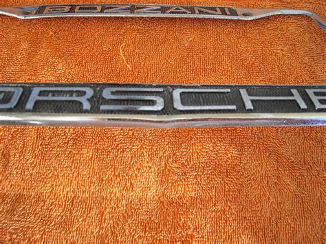 Vintage Porsche License Plate Frame Bozzani Porsche | #1789877612