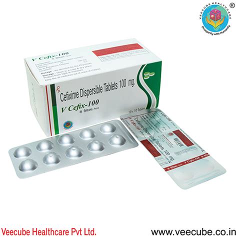 V Cefix-100 Tablets Veecube Healthcare Pvt. Ltd.